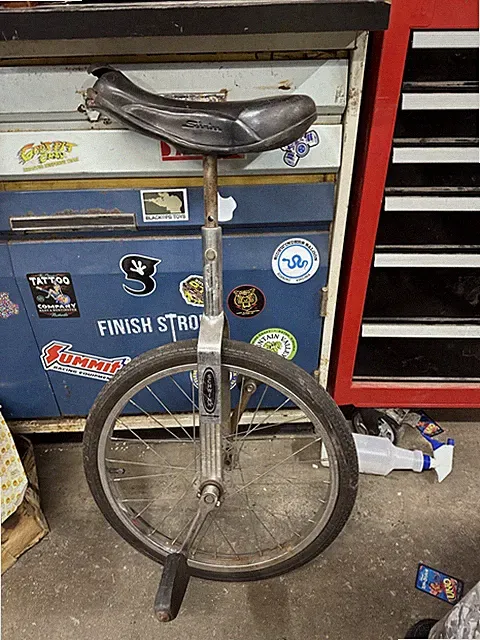 1970's original SCHWINN 20" UNICYCLE With Original Tire And Rim