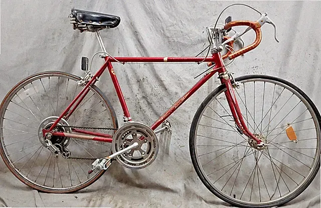 1981 Schwinn Continental Vintage Touring Road Bike Small 51cm Steel USA Made Red