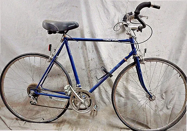 1984 Schwinn World Sport Hybrid Road Bike 58cm Large Lugged Steel Cafe Commuter~