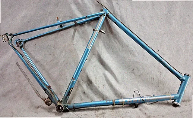 1986 Schwinn Le Tour Luxe Bike Frame Welding Practice Steel Wallart Java Cafe!
