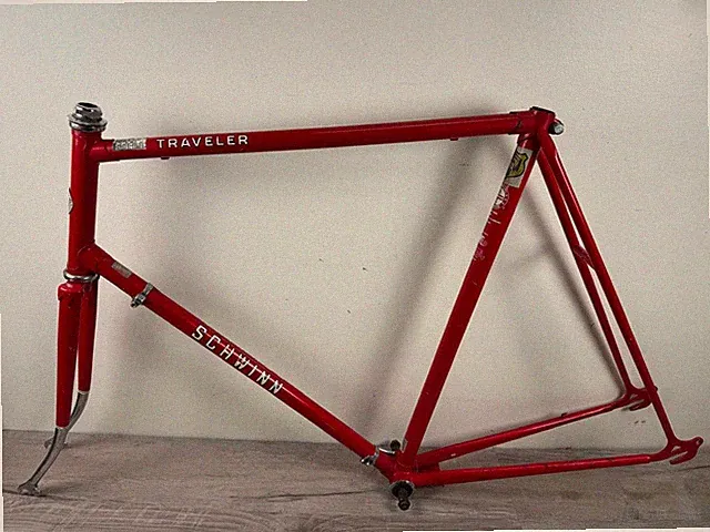 1987 Schwinn Traveler Touring 64cm Steel Fame Set Road Bike