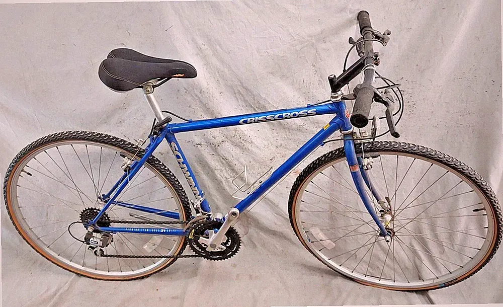 1988 Schwinn CrissCross City Hybrid Bike Large 18" Chromoly Steel Canti ShipsUSA