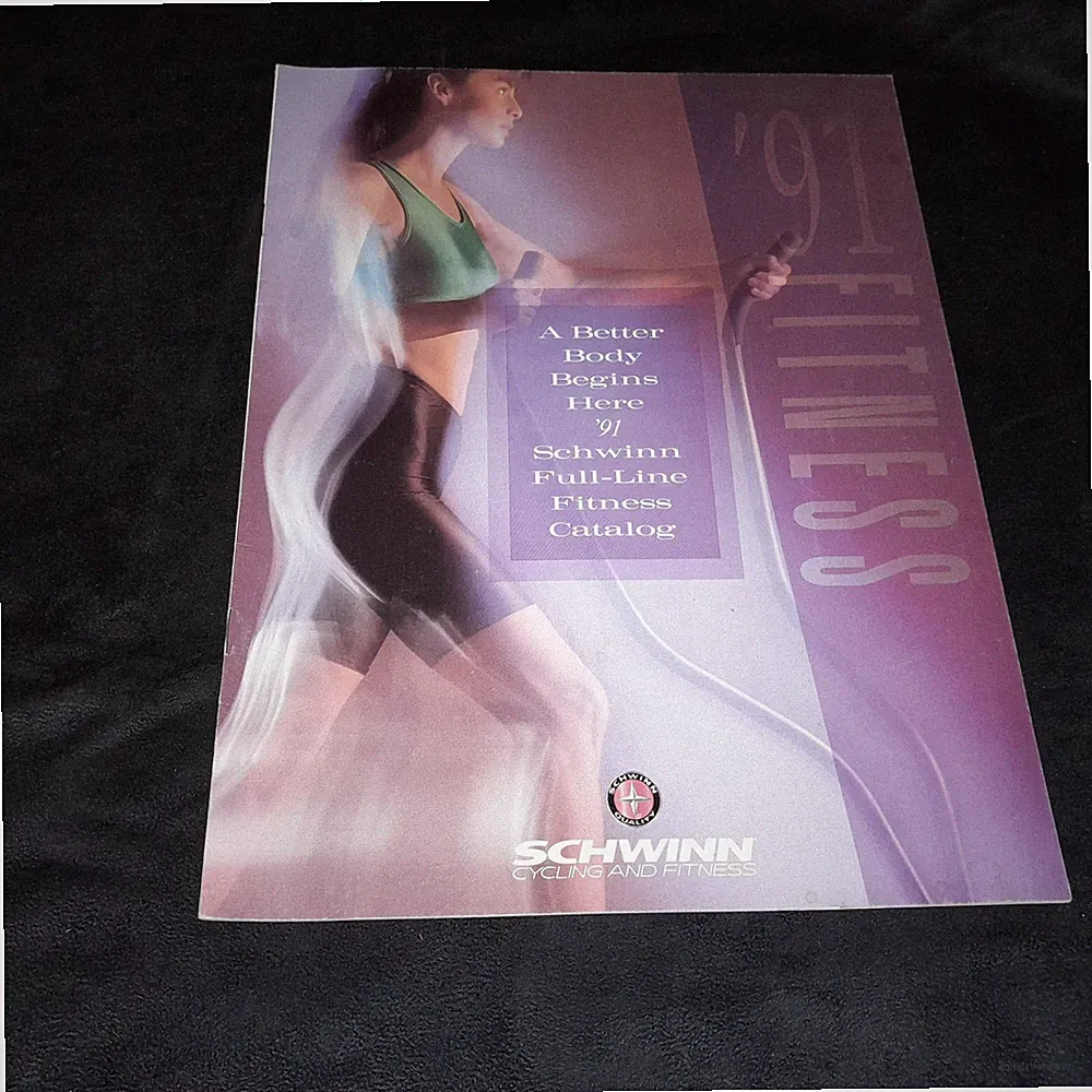 1991 NOS Schwinn fitness bicycle bike Brochure catalog exercise fitness bowflex