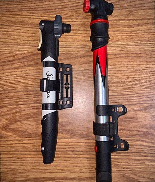 (2) Schwinn Mini Bike Pump Portable Frame Mount Tire Air Pump Presta Schrader