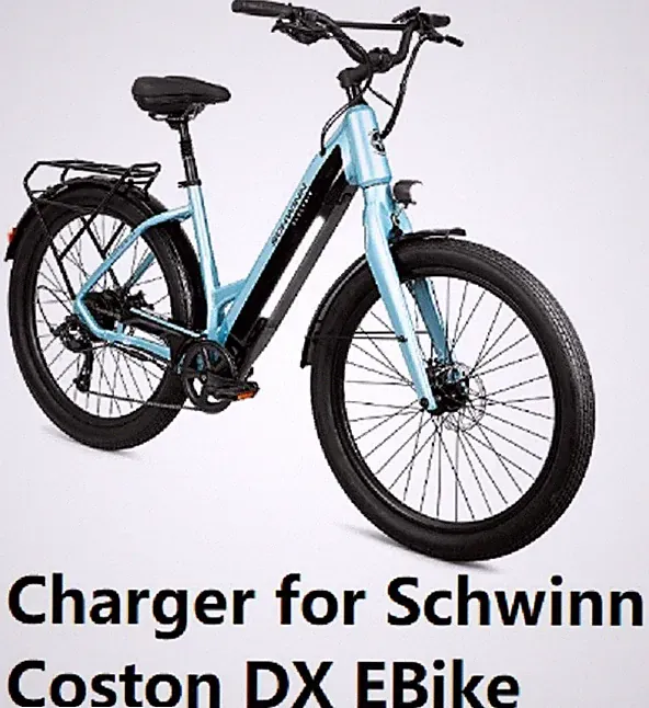 🔥Battery Charger for Schwinn Coston DX CE Marshall 27.5 Electric Hybrid Bike🔥