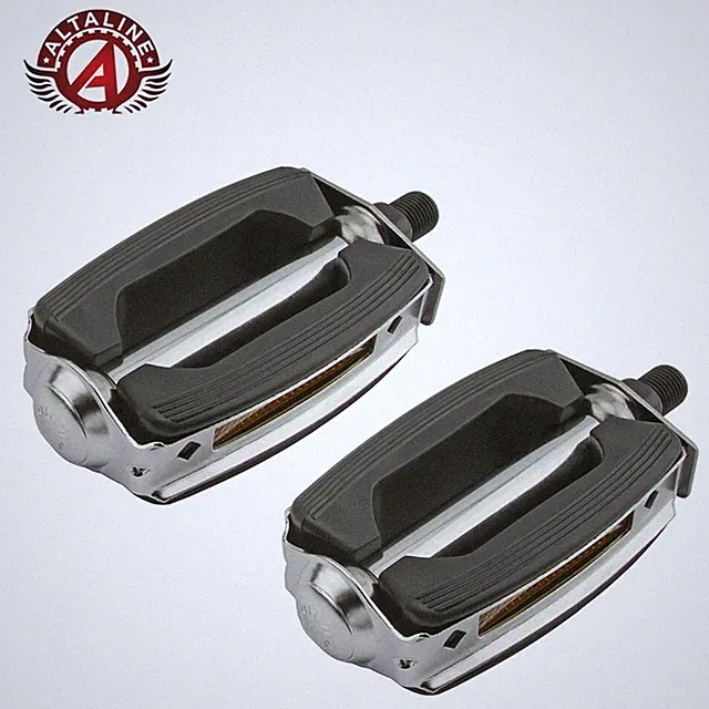 BLACK/CHROME SCHWINN STINGRAY KRATE BIKE BOW PEDAL VINTAGE CRUISER BICYCLE 1/2"
