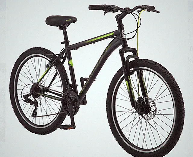 New Schwinn 26” Sidewinder Mountain Bike Black And Green, S2792WMDS