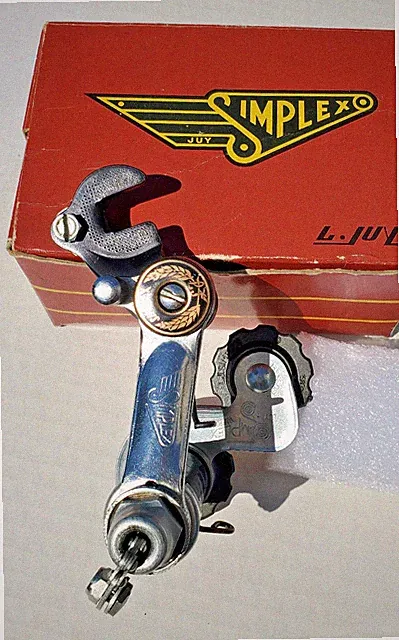 NOS Simplex Tour De France Rear Derailleur Bicycle Peugeot Raleigh 5 Spd Schwinn