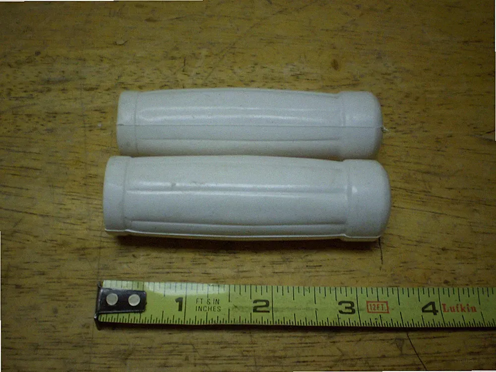 NOS Tricycle Small Sidewalk Bicycle White Handlebar Grips Schwinn Colson Monark