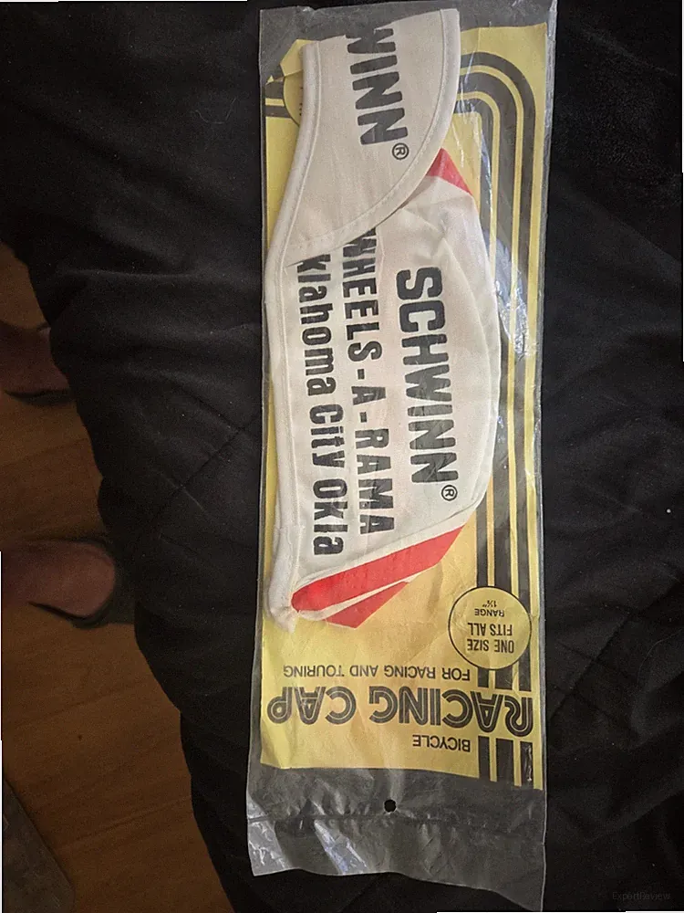 NOS Vintage Schwinn Wheels-A-Rama Bicycle Racing Cap Hat Oklahoma City OK