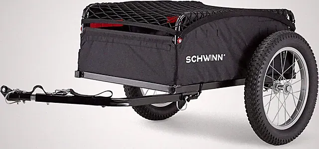 Porter Bike Cargo Trailer - 100 lb Capacity, Folding Frame, Quick-Release Wheels