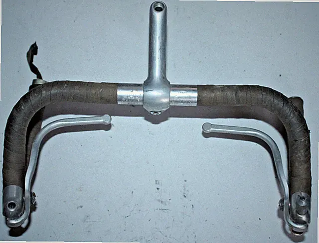 Sakai Randnner Drop Bar Handlebar 35cm Quill Stem Schwinn Brake Levers Shifters~