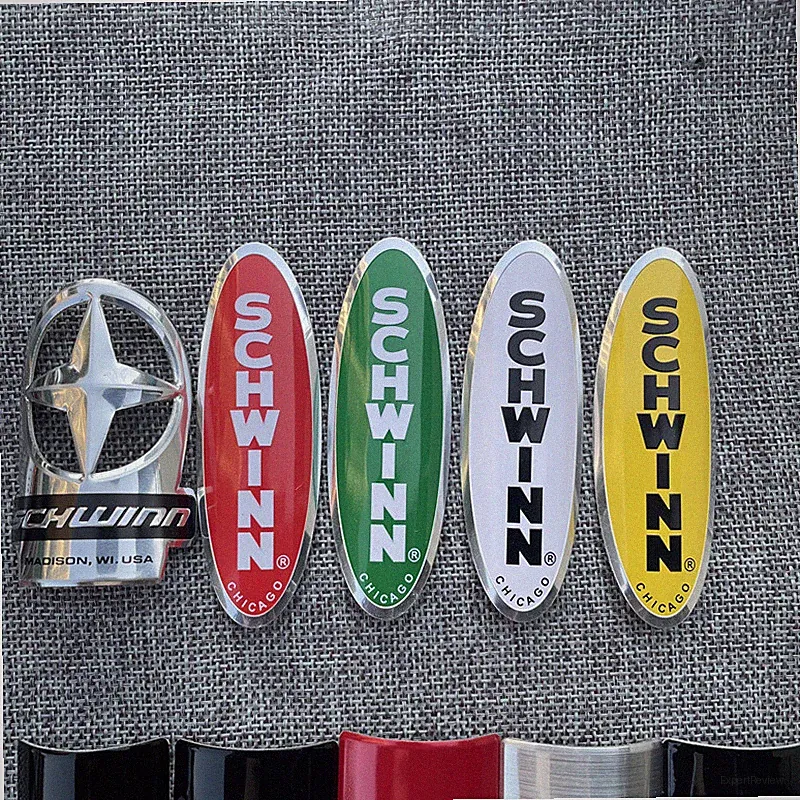 santa schwinn cycling Bicycle Bike Alloy Head Badge Decals Stickers emblem