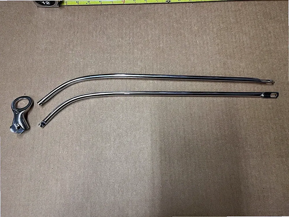 Schwinn 24" Bicycle 3/8" Truss Rods & Bracket Streamliner Hornet Wasp & Set