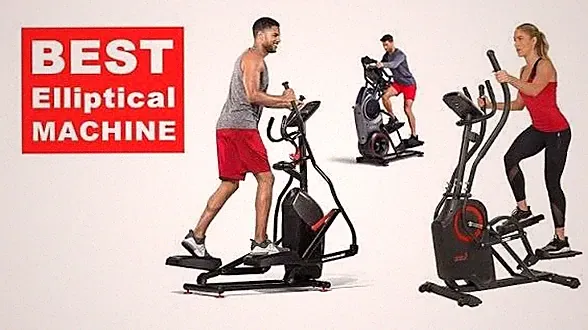 Schwinn 411 Eliptical Exercise Bike Upright Exerciser with Monitor Black