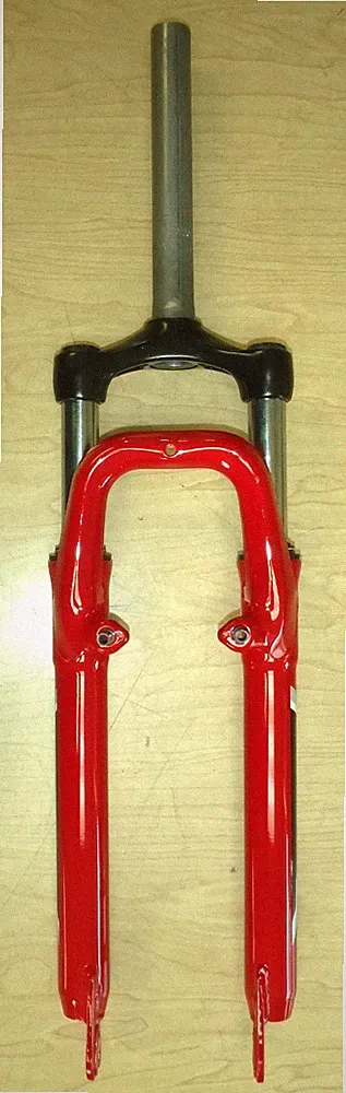 SCHWINN 700C MOUNTAIN BICYCLE RED SUSPENSION FORK BIKE PARTS 487-2