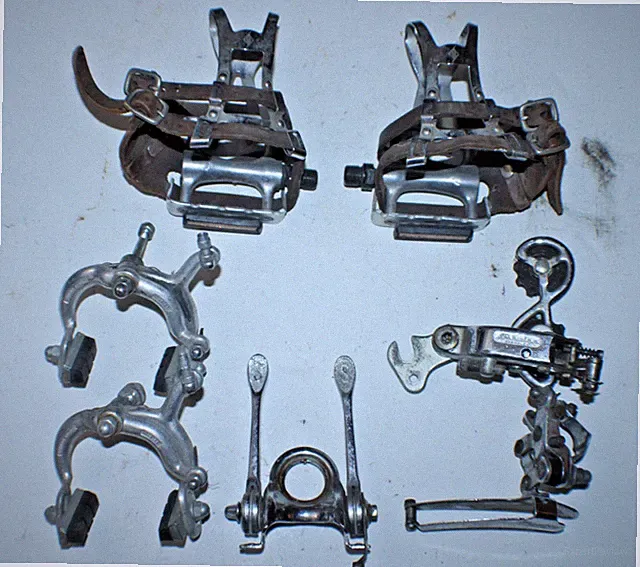 Schwinn Approved Groupset Front Rear Derailleurs Shifters Brake Calipers Pedals~