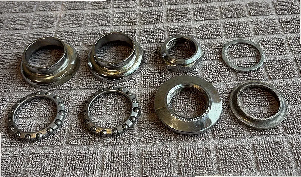Schwinn Bicycle Chrome Headset Hardware - fits 1960’s - 1983 Schwinn Bikes