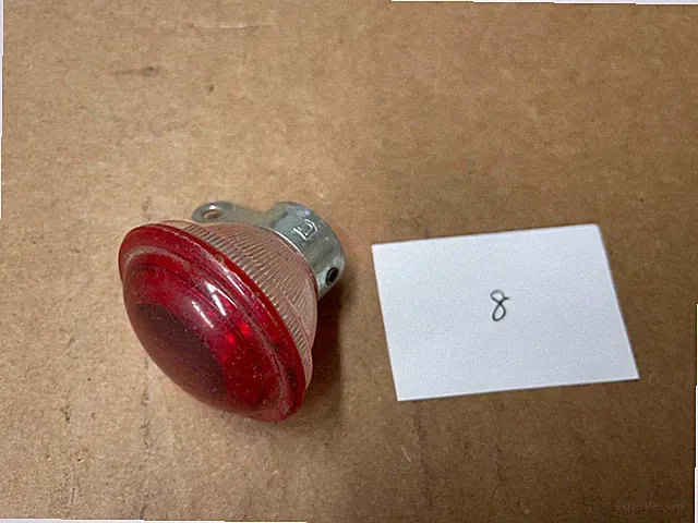 Schwinn Bicycle Generator Powered Red Taillight & Bezel Replacement Part NOS
