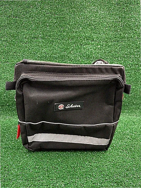 Schwinn Bicycle Handlebar Bike Large Storage Bag SW555-2 Black