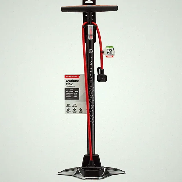 SCHWINN CYCLONE MAX FLOOR PUMP - GRAY