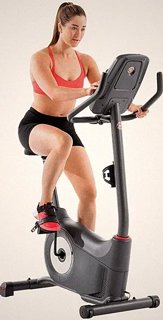 Schwinn Fitness 130 Upright Stationary Cardio Home Workout Trainer Exercise Bike