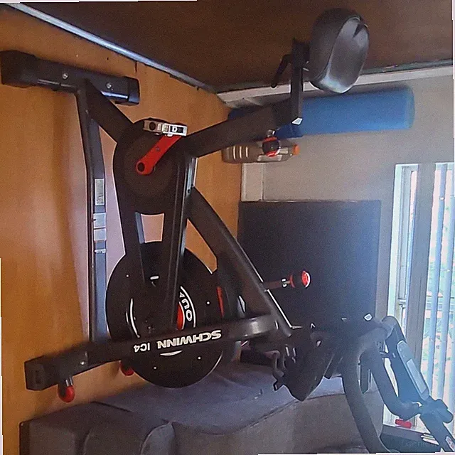 Schwinn IC4 Upright Exercise Bike Black Bluetooth Adjustable Seat Magnetic