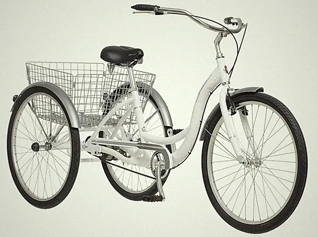 Schwinn Meridian Adult Tricycle 26" - 1 Speed Cruiser Bike Basket NEW