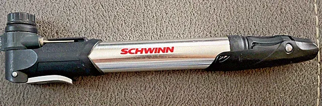 💥Schwinn Mini Bike Pump Portable Frame Mount Tire Air Pump Presta Schrader