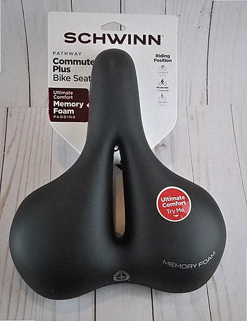 Schwinn Pathway Commuter Plus Memory Foam Bike Seat
