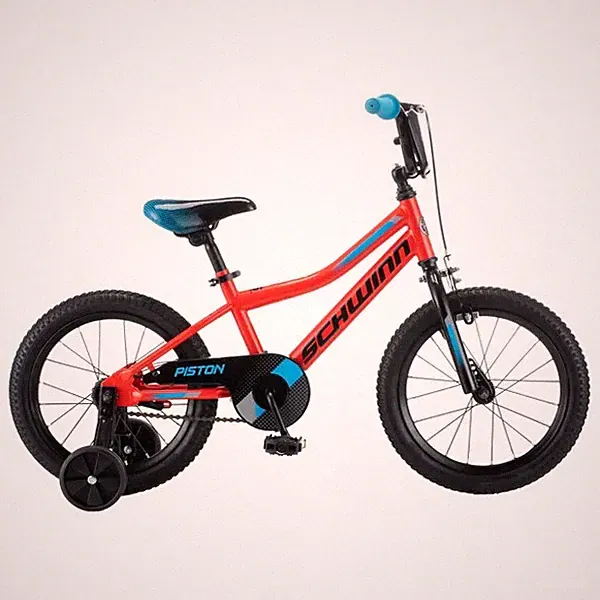 SCHWINN PISTON 16" KIDS' BIKE - BLACK/BLUE/RED