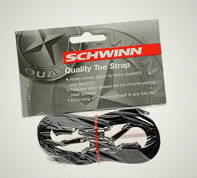 Schwinn Quality Toe Straps Nylon Fixed Gear Single Speed Black 450mm NOS NEW
