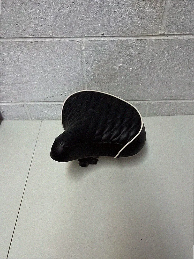 Schwinn Quilted Spring Bike Seat Black 9.5W XL Bicycle Saddle Comfort Seat New