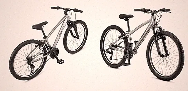 Schwinn Ranger Mountain Bike, 24 Inch Wheel, 21 Speeds, Silver New in Box