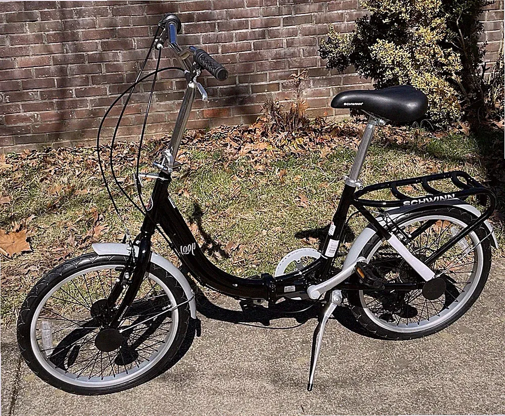 Schwinn S2280B 20" Loop Folding Bike - Black