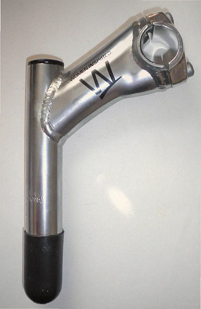 SCHWINN SILVER "WOMEN INSPIRED" BICYCLE QUILL STEM BIKE PARTS 309