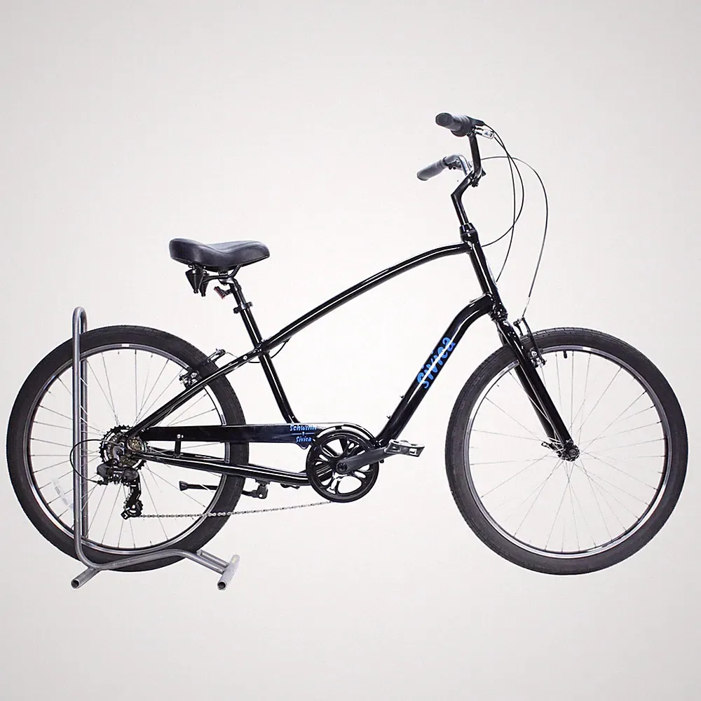 Schwinn Sivica 7 Aluminum Black Hybrid/City/Cruiser Bike - S37257M10OS