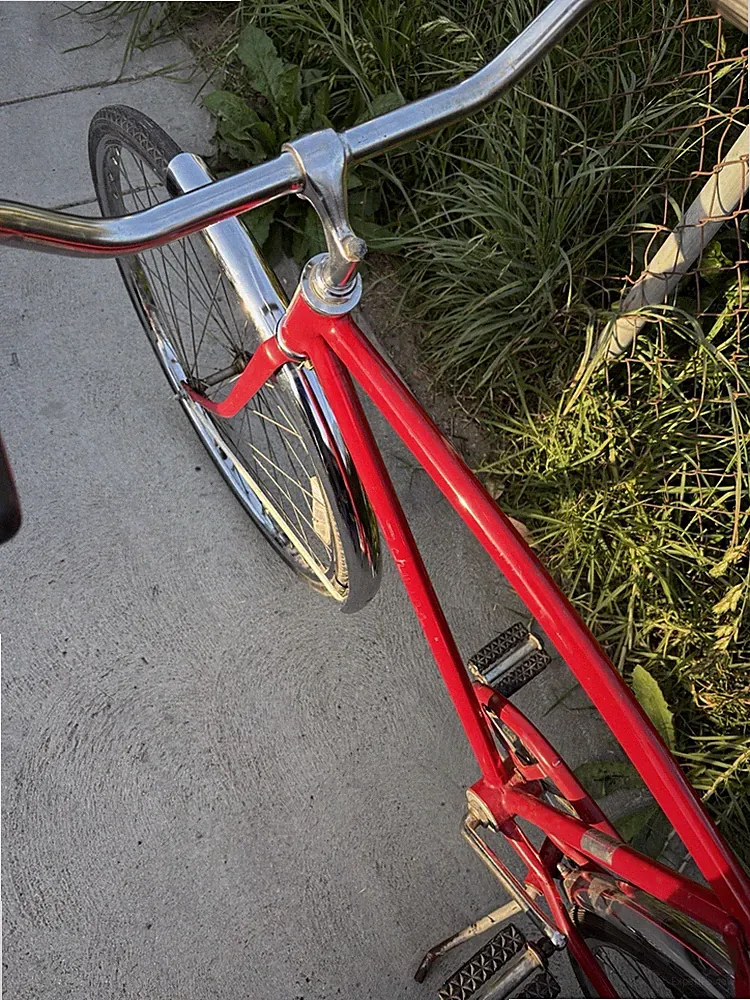 Schwinn Vintage Red Cruiser Bike Steel Frame Classic Bicycle MPN J527778