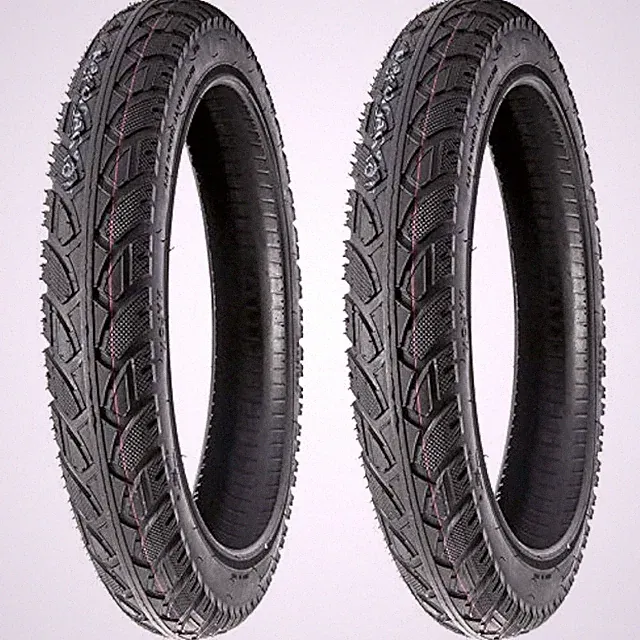 Set of 2 All-Terrain Tread Tire Size 16x2.50 (65-305) Fits Electric Bikes (e-...