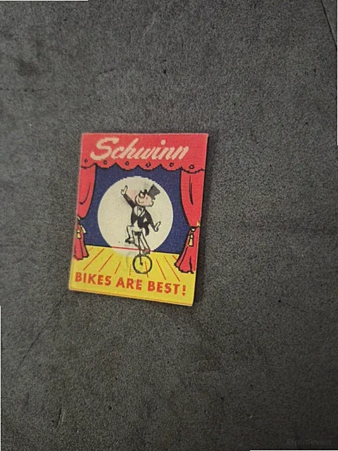 Vintage 1950s-60's Schwinn Unicycle Bicycle Lenticular Hologram Advertising Card