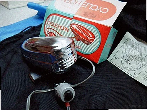 VINTAGE BICYCLE ELECTRIC BATTERY HORN-ONWARD- FOR RALEIGH CHOPPER SCHWINN NOS