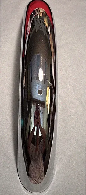 Vintage One Schwinn chrome-plated Bicycle fender # 52 209 Front Fender C.P. NOS