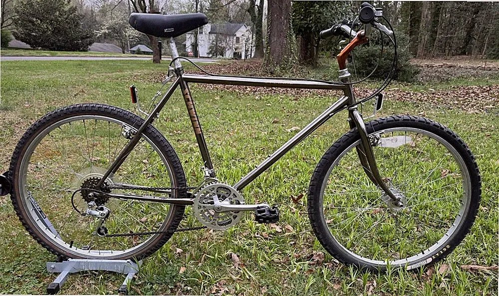 Vintage Schwinn High Sierra Smoked Chrome Mountain Bike Frame Gravel Klunker