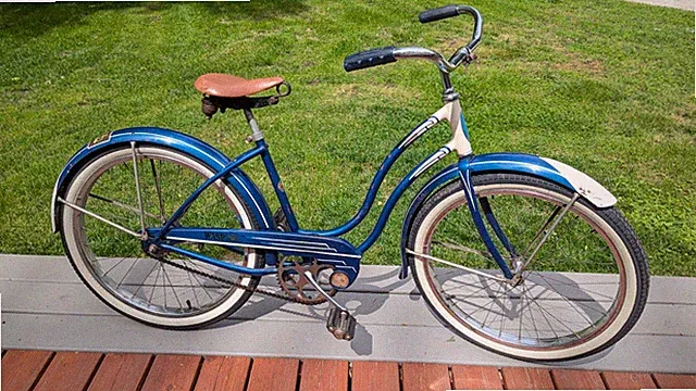 Vintage SCHWINN Hornet 24" S2 Balloon Tire Girls Bike 1955 NICE READY TO RIDE
