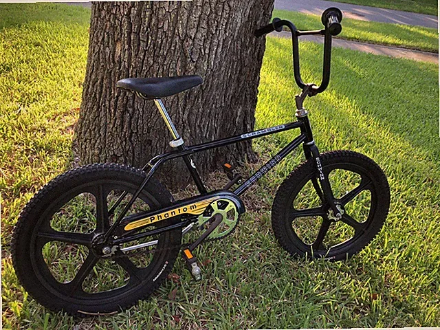 Vintage Schwinn Mag scrambler Black Phantom Custom Bmx Bike.