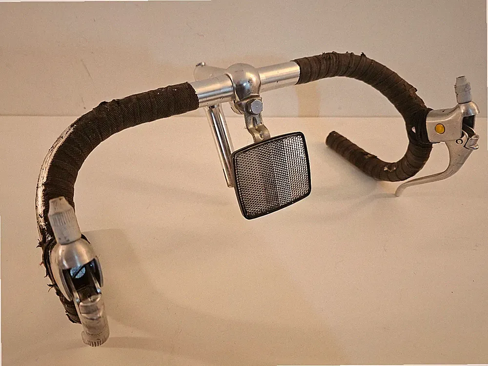 Vintage Schwinn Stem, Handlebars, Brake Levers Combo...Road Bike...Bicycle..1976
