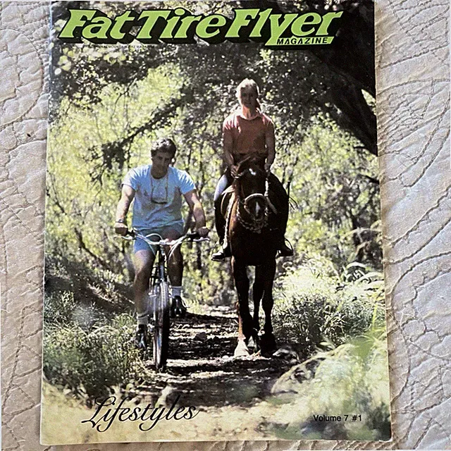 Vtg Jan 1987 FAT TIRE FLYER Mountain Bike Magazine Yeti Ritchey Schwinn Ibis